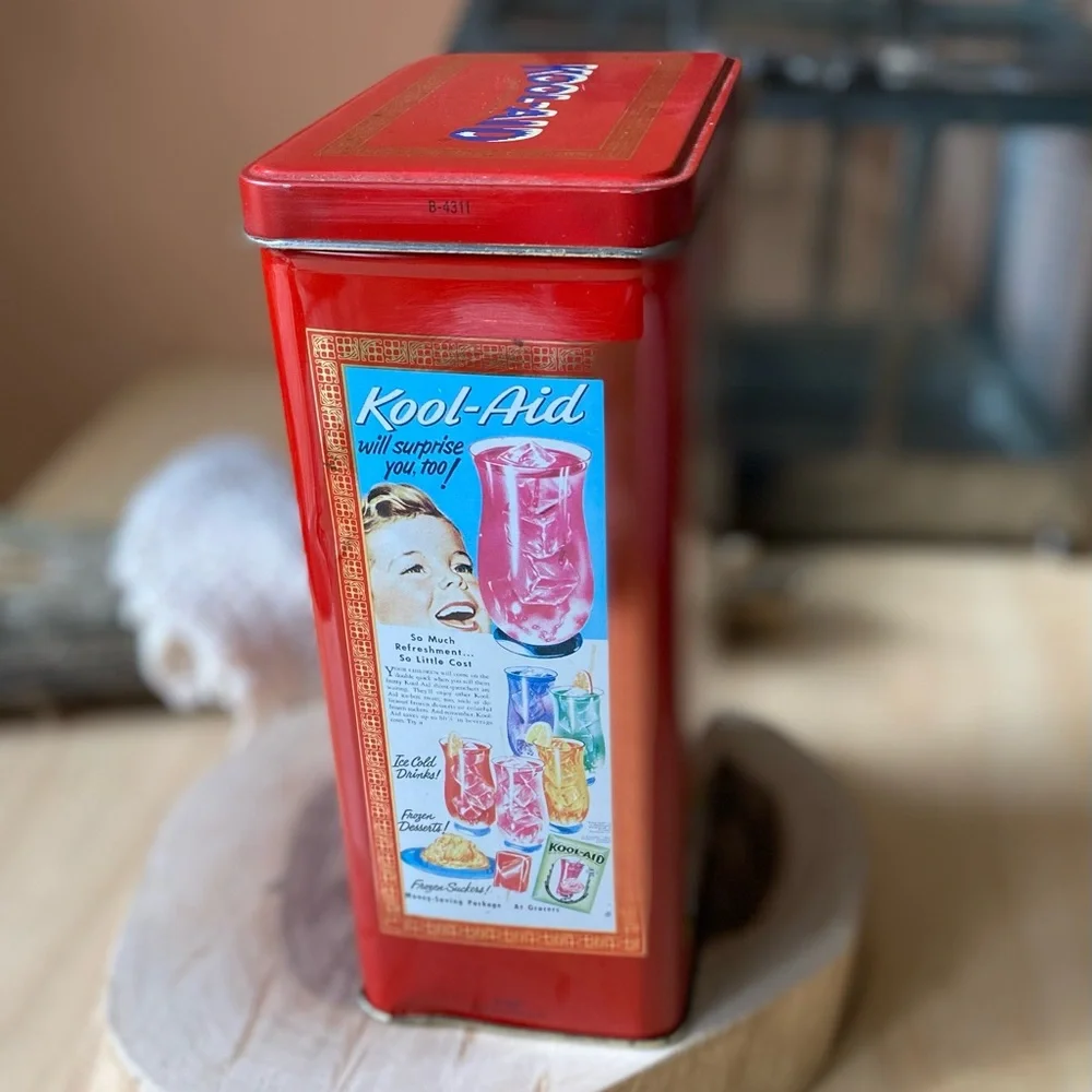 Vintage Kool-Aid Red Tin
